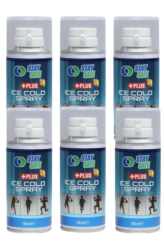 Stay Safe DKMed32154971570365 Anestezik Özellikli Soğutucu Sprey 150 Ml ( 6 Adet )