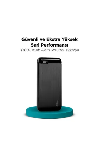 STOREMAX 6485216678911394024 Wdnkng Lcd 10.000 Mah Pd 20W Taşınabilir Şarj Aleti / Powerbank Usb-C Giriş/çıkış 2Bb185S Wo
