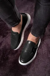 Strap Hakiki Deri Erkek Günlük Ayakkabı, Loafer Ayakkabı, Günlük Ayakkabı, Hafif Ayakkabı
