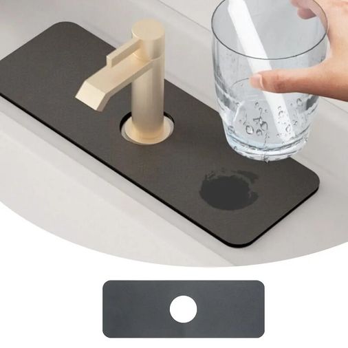 Su Emici Sihirli Mutfak Banyo Musluk Matı Labo Kenar Matı