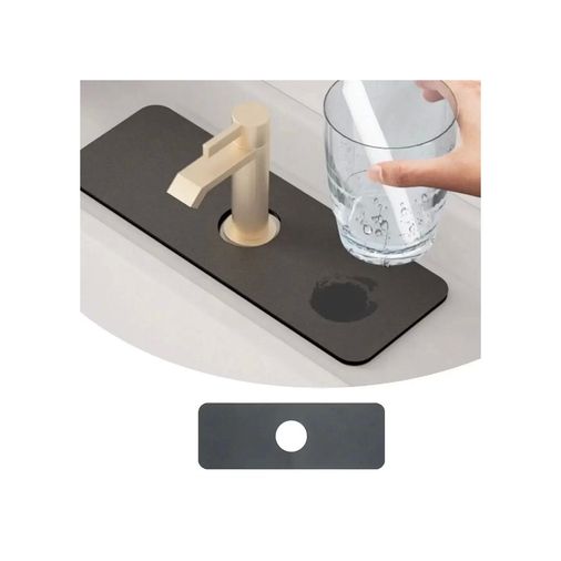 Su Emici Sihirli Mutfak Banyo Musluk Matı Lavabo Kenar Matı Renkli