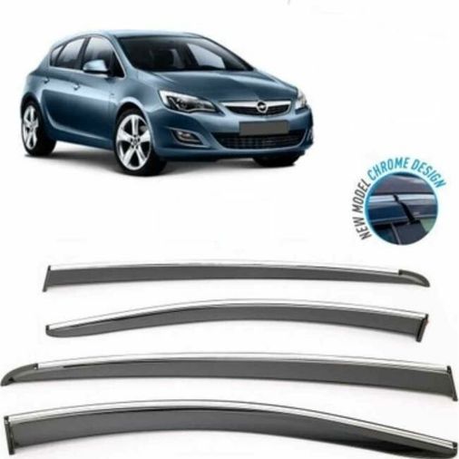 Sunplex 42129994 Opel Astra J Sedan-Hb Uyumlu Kromlu Cam Rüzgarlığı 2010-2015 Ar