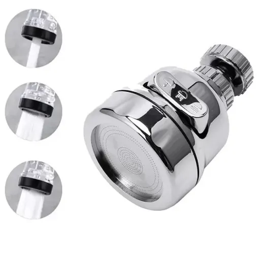 Sunup Sn-27115 3 Kademeli Tasarruflu Musluk Başlığı 360 Derece
