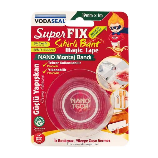 Süper Fix Sihirli Bant 19 mm 1 Metre