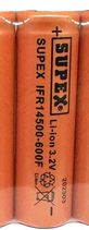 Supex SP14500-600F 3.2 Volt 600 mAh Lityum Ion Pil