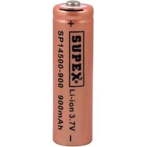 Supex SP14500-900 3.7 Volt 900 mAh Lityum Ion Şarj Edilebilir Pil