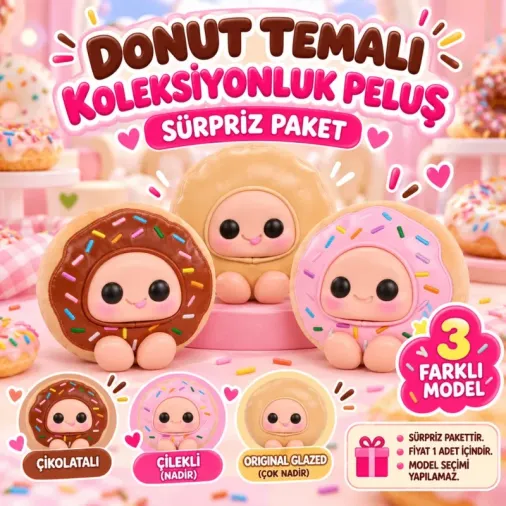 Sürpriz Peluş Paket 1 Adet Çocuklar İçin
