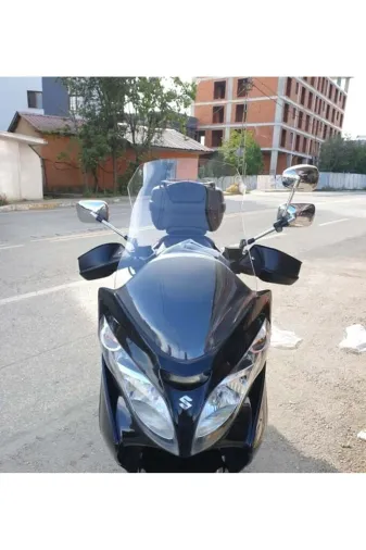 Suzuki Burgman 400 K7 Ön Cam 2007-2015 Model 70cm Şeffaf Renkli 4mm