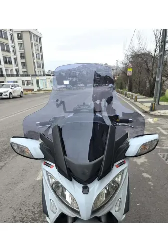 Suzuki Burgman 650 Ön Cam 2013-2018 Model 76cm Füme Renkli 4mm