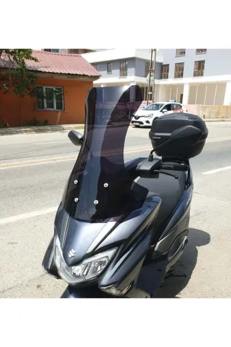 Suzuki Burgman Street EX 125 Ön Cam 2023-2026 Model 62cm Siyah Renkli 4mm