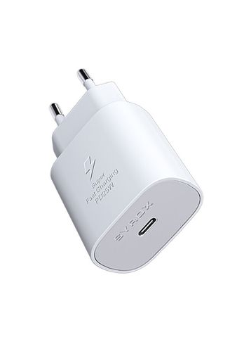 Syrox Pd25T 25W Hızlı Şarj Aleti Type-C To Type-C Kablo Set Beyaz