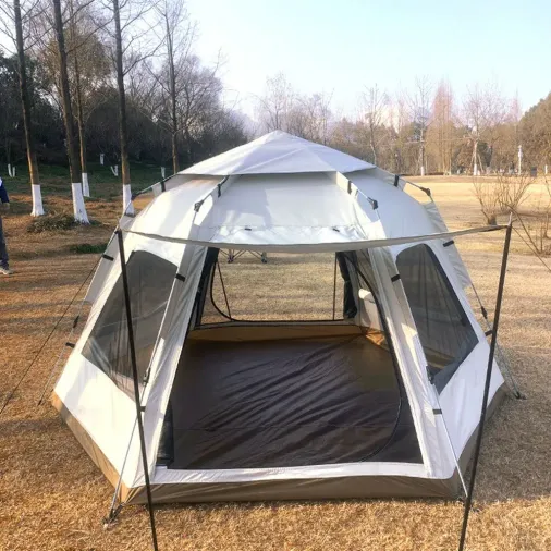 Tam Altıgen 8 - 10 Kişilik 280 x 280 x 160 Cm 210D OxFord Kumaş Çadır