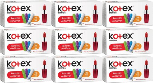 Tampon Mini 144 Lü Set (9PK*16)