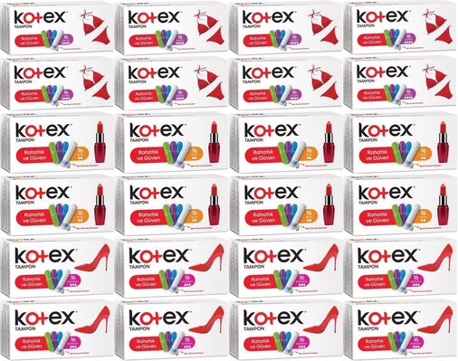 Tampon Süper - Mini - Normal 384 Lü Karma Set (24PK*16)