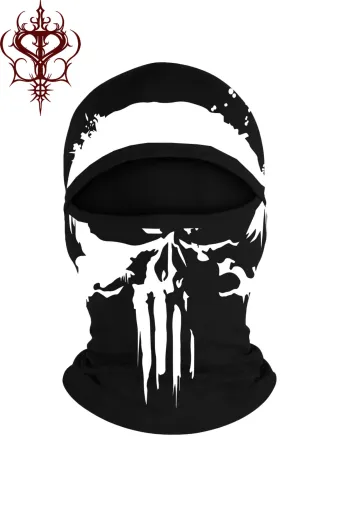 Tarzsokak Painted-Skull Painted Skull Motosiklet Giyim Maske & Balaklava