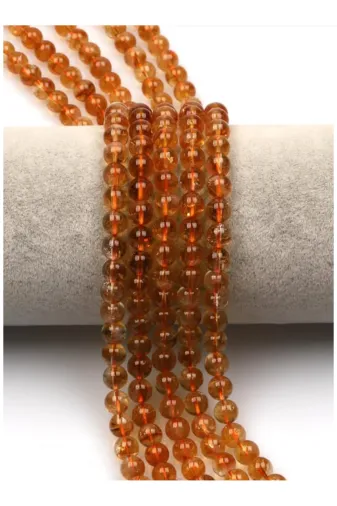 Taş-Mir sitrindizirasmir Sitrin Doğal Taş Dizi 6 Mm ( Aa Kalite )