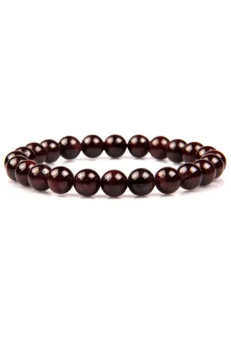 TAŞ RÜYASI RYS0135 Garnet Doğal Taş Bileklik 8 Mm