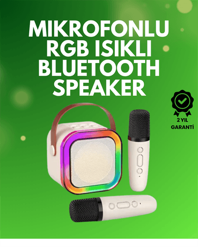 Taşınabilir Bluetooth Karaoke Sistemi – Geniş Pil Kapasitesi
