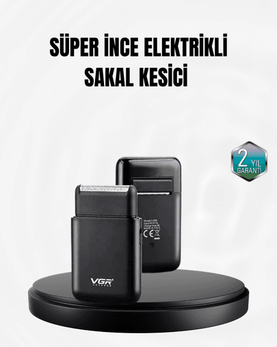 Taşınabilir Elektrikli Tıraş Makinesi Usb Şarjlı 5w Motor Ve 0.3 Mm Hassas Kesim