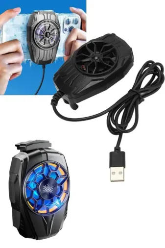Taşınabilir Telefon Soğutucu Fan Güçlü Motor Uyumlu