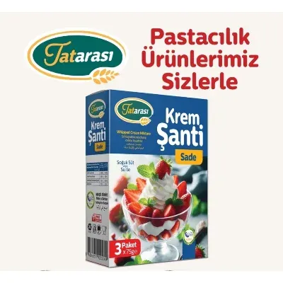 Tatarası Krem Şanti 3x75 Gr
