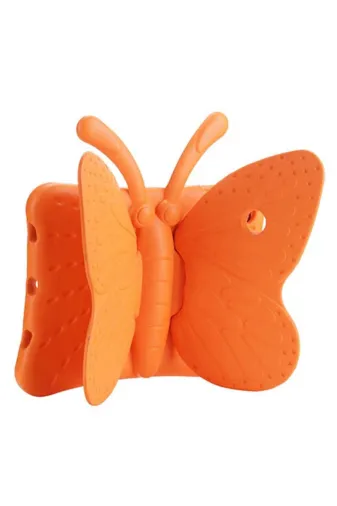 Techaks T11273-TCHS Ipad Mini 4 Zore Butterfly Standlı Tablet Kılıf - Turuncu