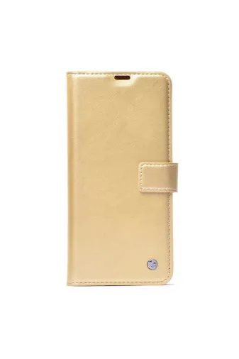 Techaks T19397-TCHS Huawei Mate 10 Lite Kılıf Zore Kar Deluxe Kapaklı Kılıf - Gold
