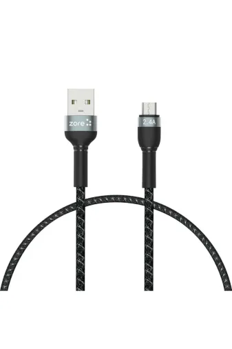 Techaks T19655-TCHS Siyah Shira Serisi Micro Usb Kablo 30 Cm-Zore