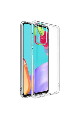 Techaks T21241-TCHS Galaxy A13 4G Kılıf Zore Süper Silikon Kapak - Renksiz