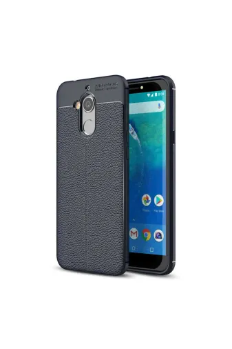 Techaks T2319-TCHS General Mobile 8 Kılıf Zore Niss Silikon Kapak - Lacivert