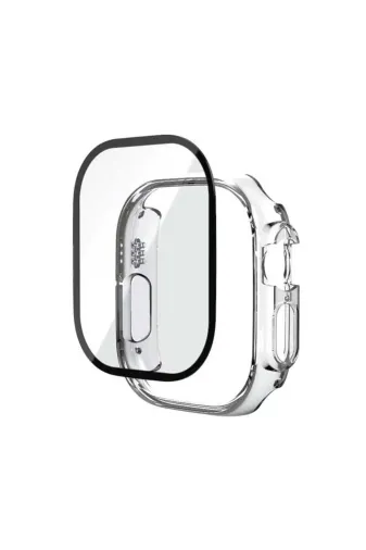 Techaks T25625-TCHS Watch Ultra 49Mm Watch Gard + Pmma Şeffaf Kasa Ve Ekran Koruyucu Tchs - Renksiz