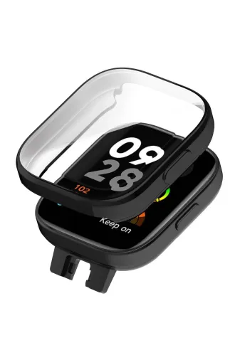 Techaks T29625-TCHS Redmi Watch 3 360 Derece Korumalı Kasa Ve Ekran Koruyucu Watch Gard 30 Tchs - Siyah