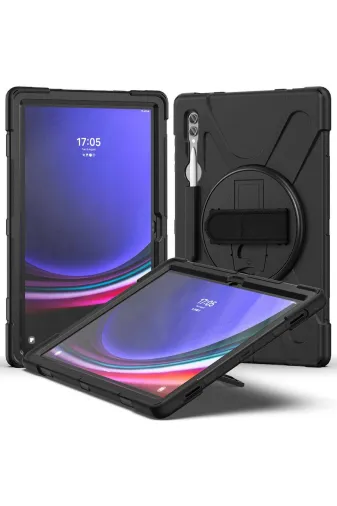 Techaks T34249-TCHS Galaxy Tab S10 Ultra Zore Defender Tablet Silikon - Siyah