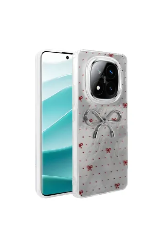 Techaks T36562-TCHS Redmi Note 14 Pro Plus Kılıf Kamera Korumalı Figürlü Ponti Esnek Silikon Kapak - Açık Mavi