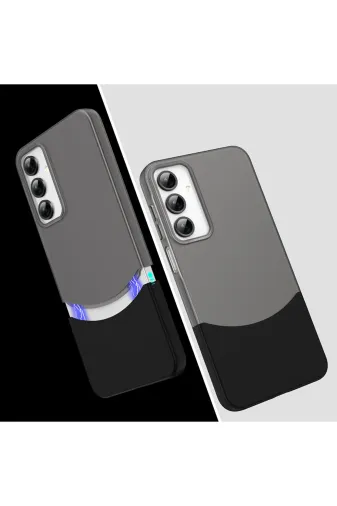 Techaks T37172-TCHS Galaxy A36 Kılıf Mıknatıslı Tchs Duble Kapak - Siyah