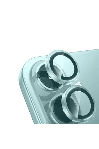 Techaks T38299-TCHS Iphone 16 Plus Tchs Mikro Kamera Lens Koruyucu - Yeşil
