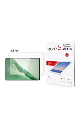 Techaks T38340-TCHS Honor Magic Pad 2 12.3 Zore 5In1 Tablet Temperli Cam Ekran Koruyucu - Şeffaf