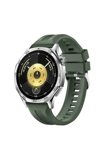 Techaks T40094-TCHS Huawei Watch Gt 5 Pro 46Mm Tchs Krd-148 22Mm Silikon Kordon - Koyu Yeşil