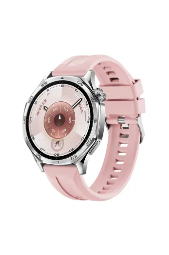 Techaks T40095-TCHS Huawei Gt4 46Mm Tchs Krd-148 22Mm Silikon Kordon - Pembe