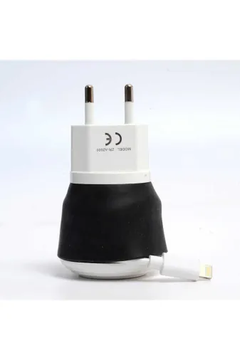 Techaks T9122-TCHS Beyaz Sarmal Lightning Ev Şarj Seti-Zore