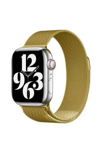 Techaks TCHS-11063 Watch 44Mm Uyumlu Krd-01 Metal Zore Kordon-Gold