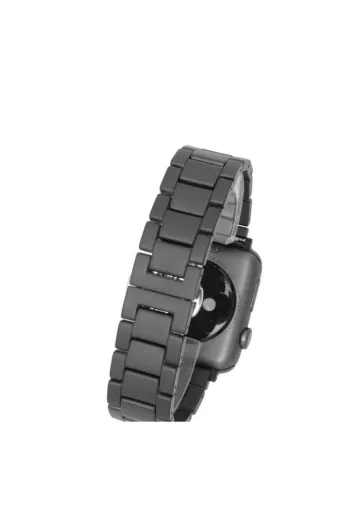 Techaks TCHS-13674 Watch 42Mm Mat Seramik Metal Zore Kordon-Siyah