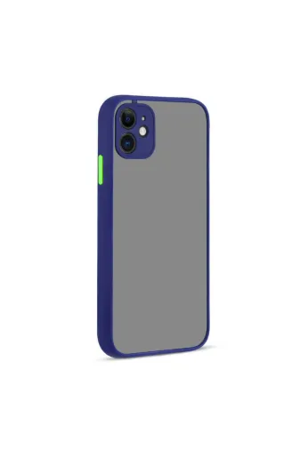 Techaks TCHS-14533 Iphone 11 Uyumlu Zore Hux Kılıf-Lacivert