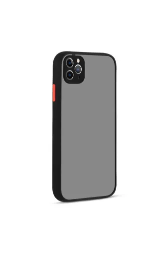 Techaks TCHS-14535 Iphone 11 Pro Max Uyumlu Zore Hux Kılıf-Siyah