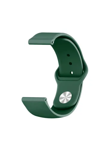 Techaks TCHS-14756 Gear S2 Krd-11 20Mm Uyumlu Zore Kordon-Koyu Yeşil