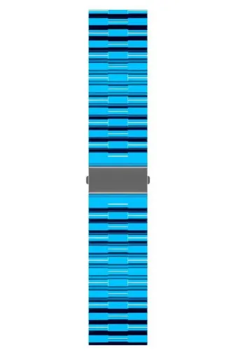 Techaks TCHS-15761 Gear S3 Uyumlu Krd-27 22Mm Zore Kordon-Mavi