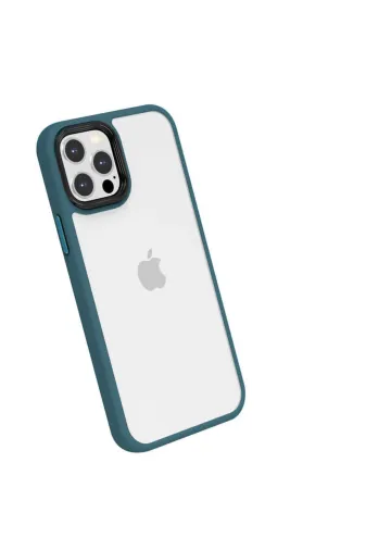 Techaks TCHS-19175 Iphone 13 Pro Uyumlu  Cann Kılıf-Yeşil