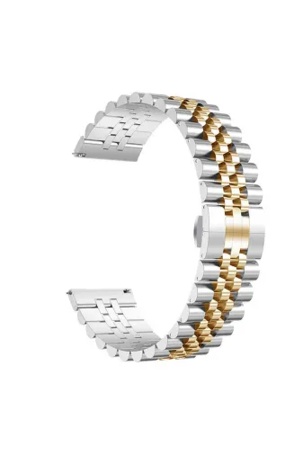 Techaks TCHS-21171 Huawei Watch Gt 3 42Mm Uyumlu Krd-36 Metal Zore Kordon-Gümüş-Rosegold