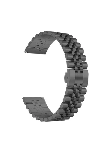 Techaks TCHS-21171 Huawei Watch Gt 3 42Mm Uyumlu Krd-36 Metal Zore Kordon-Siyah