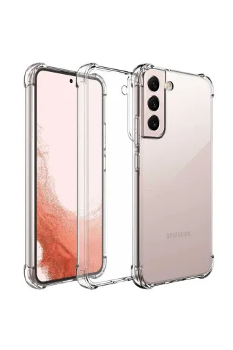 Techaks TCHS-22968 Galaxy S22 Plus Uyumlu Zore Kamera Korumalı Nitro Anti Shock Silikon-Renksiz